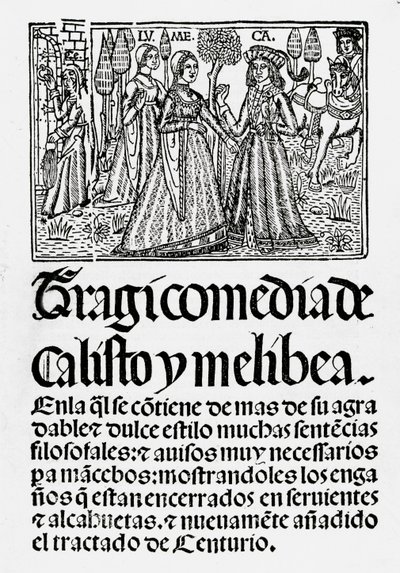 Tragicomedia de Calisto y Melibea by Spanish School
